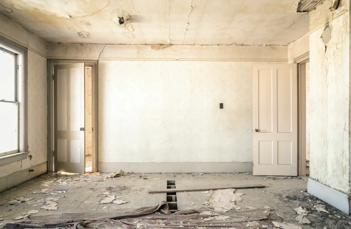 Waste disposal crew managing a cleanout project in Ross